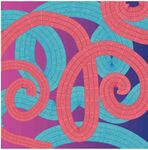 Бумага для скрапбукинга "Абстактный мотив №№", 5 листов 15х15 см