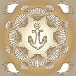 Бумага для скрапбукинга "Морская тема №№", 5 листов 15х15 см