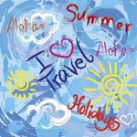 Бумага для скрапбукинга "Морская тема №№", 5 листов 15х15 см