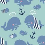 Бумага для скрапбукинга "Морская тема №№", 5 листов 15х15 см