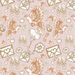 Бумага для скрапбукинга "Свадебный мотив №№", 5 листов 15х15 см