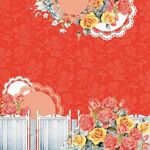 Бумага для скрапбукинга "Яркий мотив №№", 5 листов 15х15 см