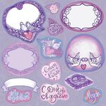 Бумага для скрапбукинга "С днем свадьбы 1", 5 листов 15х15 см