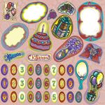 Бумага для скрапбукинга "С юбилеем", 5 листов 15х15 см