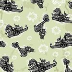 Бумага для скрапбукинга "Винтаж 1", 5 листов 15х15 см