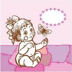 Бумага для скрапбукинга "Малыш №№", 5 листов 15х15 см