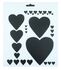 Трафарет "Сонет", сердца, 25,5x20,5 см, плаcтиковый
