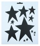 Трафарет "Сонет", звезды, 25x22 см, плаcтиковый