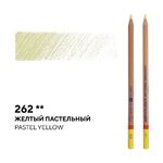 Карандаш профессиональный цветной "Мастер-класс" №262, желтый пастельный