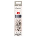 Карандаш графитный Сонет, 5B, 6 шт.