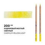Карандаш профессиональный акварельный "Белые ночи" №200, кадмиевый желтый светлый