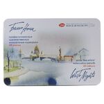 Набор профессиональных акварельных карандашей "Белые ночи", 48 цветов, в жестяном пенале