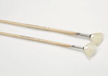 Кисть из щетины "Сонет", веерная, длинная лакированная ручка, №2