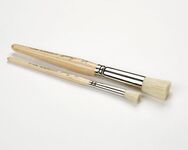 Кисть из щетины "Сонет", трафаретная, короткая лакированная ручка, №1/4