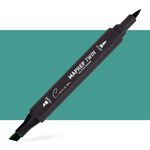 Маркер художественный спиртовой "Сонет" Twin Brush, зелёная патина