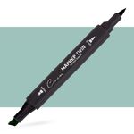 Маркер художественный спиртовой "Сонет" Twin Brush, зелёный горизонт