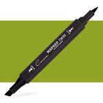 Маркер художественный спиртовой "Сонет" Twin Brush, зелёный горошек