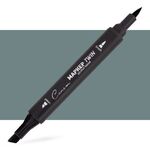 Маркер художественный спиртовой "Сонет" Twin Brush, зелёно-серый 5