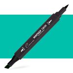 Маркер художественный спиртовой "Сонет" Twin Brush, мятно-зелёный