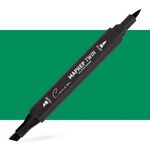 Маркер художественный спиртовой "Сонет" Twin Brush, нефритово-зелёный