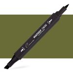 Маркер художественный спиртовой "Сонет" Twin Brush, оливин