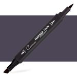 Маркер художественный спиртовой "Сонет" Twin Brush, сиренево-серый