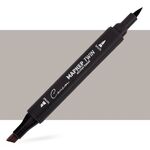 Маркер художественный спиртовой "Сонет" Twin Brush, тёплый серый 2