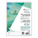 Холст акварельный грунтованный на картоне Белые ночи, 15х20 см, 100% хлопок