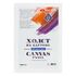 Холст грунтованный на картоне "Мастер-Класс", акриловый грунт, 20х30 см, 380 г/м2, 100% хлопок, среднее зерно
