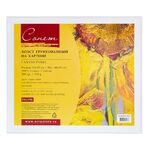 Холст грунтованный на картоне "Сонет", акриловый грунт, 30х35 см, 280 г/м2, 100% хлопок, мелкое зерно