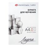 Папка с бумагой для черчения "Ладога", А4, 200 г/м2, 24 л