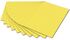 Бумага цветная "Folia" 130 г/м2, 50х70 см, желтый лимонный цв.№6712 в упаковке 10 листов