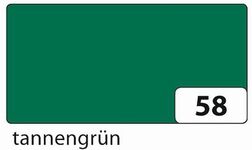 Бумага цветная "Folia" 130 г/м2, 50х70 см, зеленый еловый цв.№6758 в упаковке 10 листов