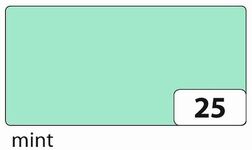 Бумага цветная "Folia" 130 г/м2, 50х70 см, мята цв.№6725 в упаковке 10 листов