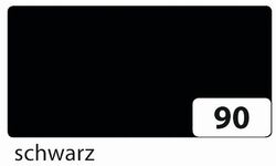 Бумага цветная "Folia" 130 г/м2, 50х70 см, черный цв.№6790 в упаковке 10 листов