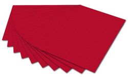 Бумага цветная "Folia" 300 г/м2, 50х70 см, красное пламя цв.№6120 в упаковке 10 листов