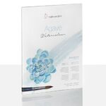Альбом-склейка для акварели Hahnemühle «Agave», 290 г/м2, А4, 12 л, волокно агавы 70% и хлопок 30%, среднее зерно