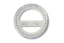 Транспортир "KOH-I-NOOR" 360 градусов тип 360/100, пластиковый 074627900000