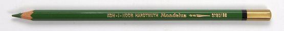 Карандаш акварельный художественный Mondeluz "KOH-I-NOOR" 3720/025, 12 шт/уп, зелёный травяной