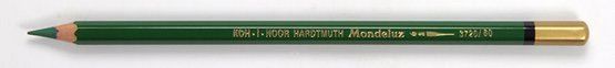 Карандаш акварельный художественный Mondeluz "KOH-I-NOOR" 3720/060, 12 шт/уп, зелёный изумрудный