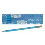 Карандаш акварельный художественный Mondeluz "KOH-I-NOOR" 3720/18, 12 шт/уп, синий светлый