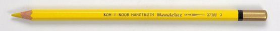 Карандаш акварельный художественный Mondeluz "KOH-I-NOOR" 3720/3, 12 шт/уп, хром жёлтый