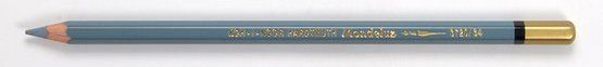Карандаш акварельный художественный Mondeluz "KOH-I-NOOR" 3720/34, 12 шт/уп, голубовато-серый светлый
