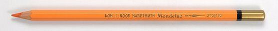 Карандаш акварельный художественный Mondeluz "KOH-I-NOOR" 3720/42, 12 шт/уп, хром оранжевый