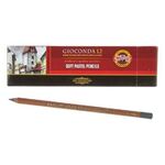 Карандаш пастельный художественный Gioconda "KOH-I-NOOR" 8820/17 12шт/уп, серый металлический
