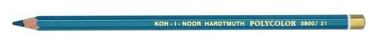 Карандаш художественный цветной Polycolor "KOH-I-NOOR" 3800, 12 шт/уп, голубовато-зеленый