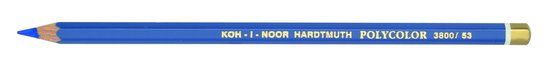 Карандаш художественный цветной Polycolor "KOH-I-NOOR" 3800, 12 шт/уп, голубой ФЦ