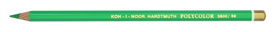 Карандаш художественный цветной Polycolor "KOH-I-NOOR" 3800, 12 шт/уп, зеленый
