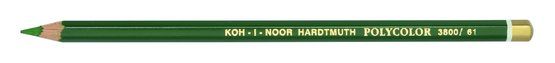 Карандаш художественный цветной Polycolor "KOH-I-NOOR" 3800, 12 шт/уп, зеленый желчный