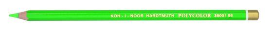 Карандаш художественный цветной Polycolor "KOH-I-NOOR" 3800, 12 шт/уп, зеленый светлый